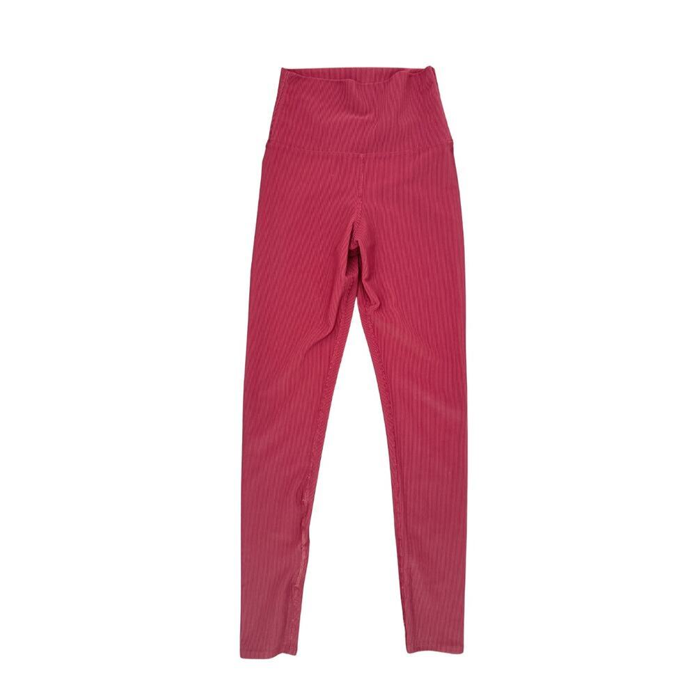 Beach Riot Ribbed Oxblood Legging & Sports Bra Set XS Activewear - Picture 7 of 13